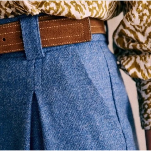 Sezane Theophile Trousers in Blue 8 (FR 40) - Picture 3 of 10